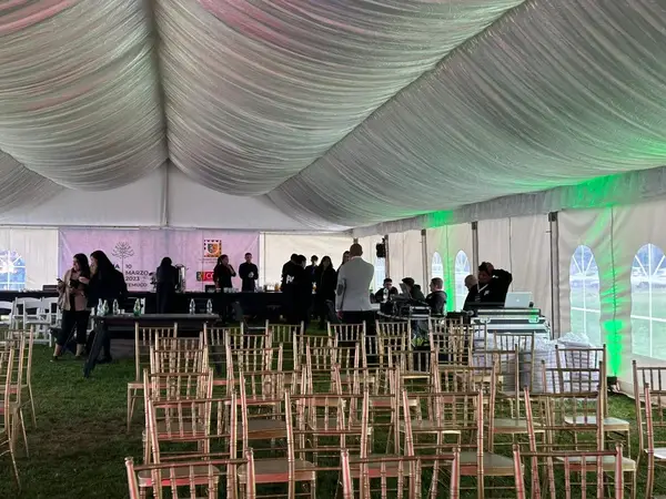 Evento corporativo con carpa en Biobío